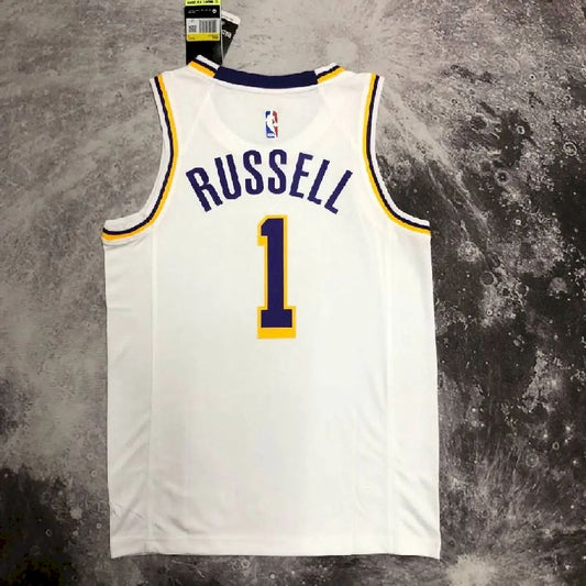 Camisa masculina D'Angelo Russell branca da equipe