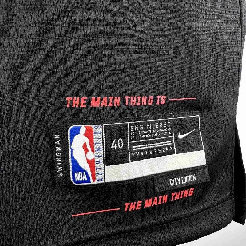 Camisa preta masculina Dwyane Wade 2024 – Edição City