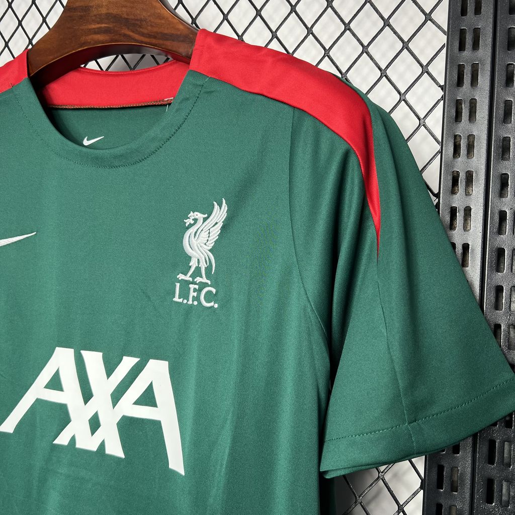 Liverpool 2024/25 Pre-match training dark green Jersey