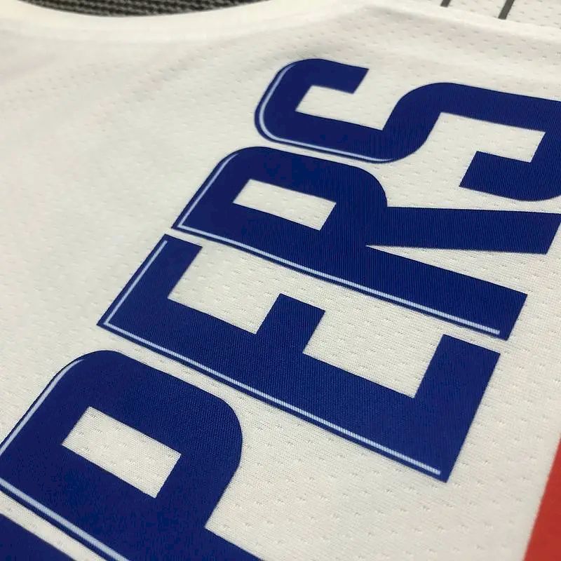 Camisa Paul George White Masculina – Edição de 75º Aniversário