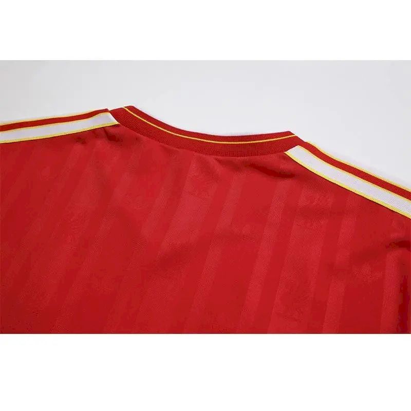 Camisa retrô de mangas compridas da Copa da Inglaterra, temporada 1985/86, Liverpool