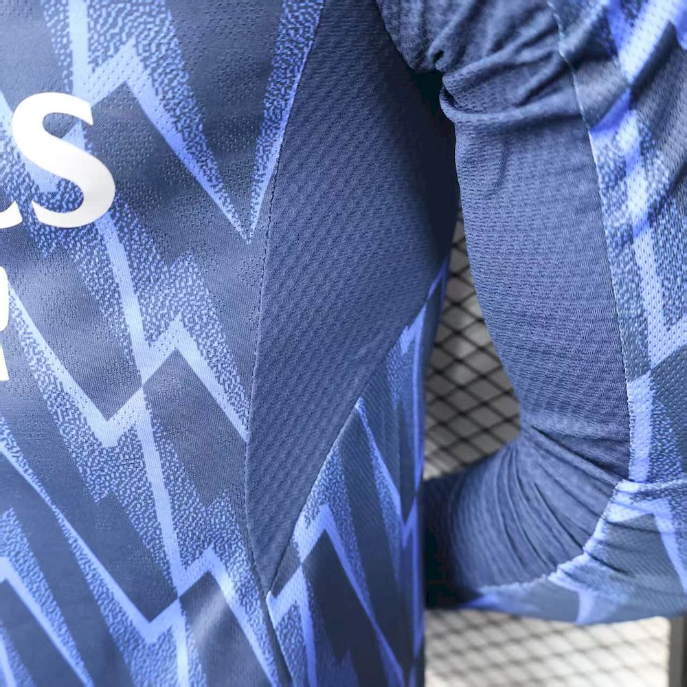 Men's Arsenal 2025/26 Away Long Sleeves Jersey Player Version