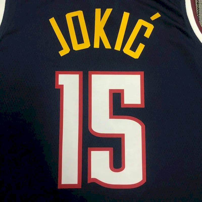 Men’s Nikola Jokic Black Swingman Player Version Jersey – Icon Edition