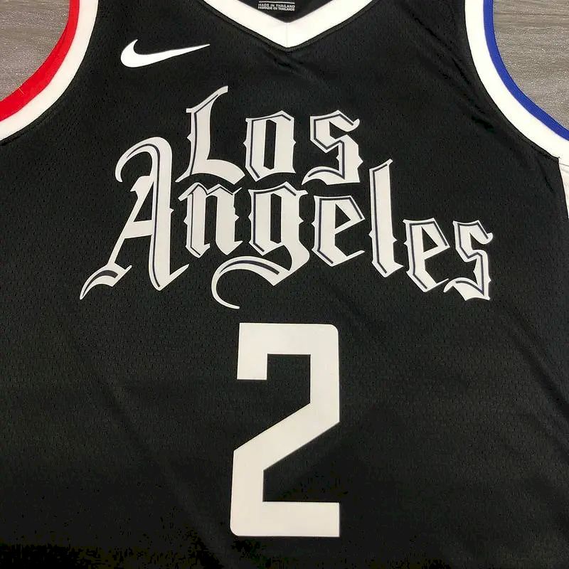 Men’s Kawhi Leonard 2020-21 Black Swingman Player Version Jersey – City Edition