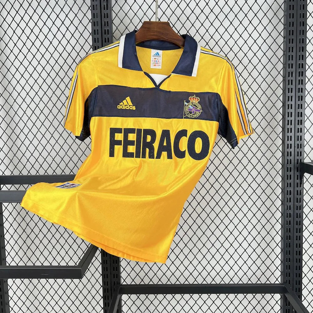 Terceira camisa retrô do Deportivo La Coruña 1999/00