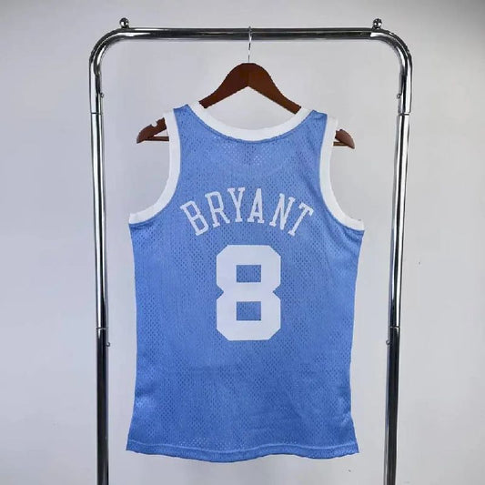 Camisa masculina M&N Kobe Bryant azul retrô 2004/05