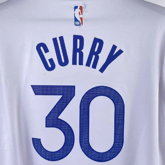 Camiseta masculina Stephen Curry branca da equipe