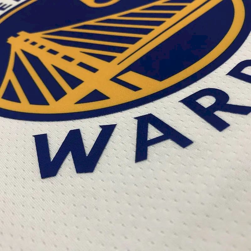 Camisa branca masculina Stephen Curry Team – Edição de 75º aniversário