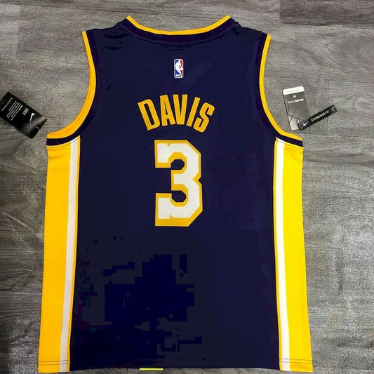 Camisa Anthony Davis Masculina Roxa Versão Jogador – Edição Clássica Retro