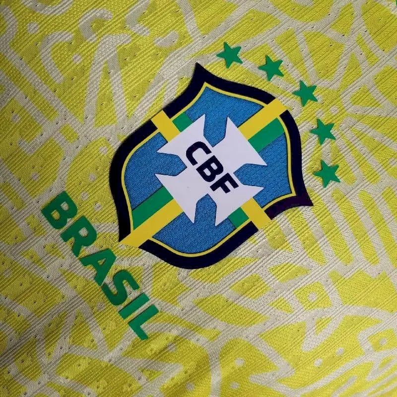 Brazil 2024/25 Home Jersey Player Version