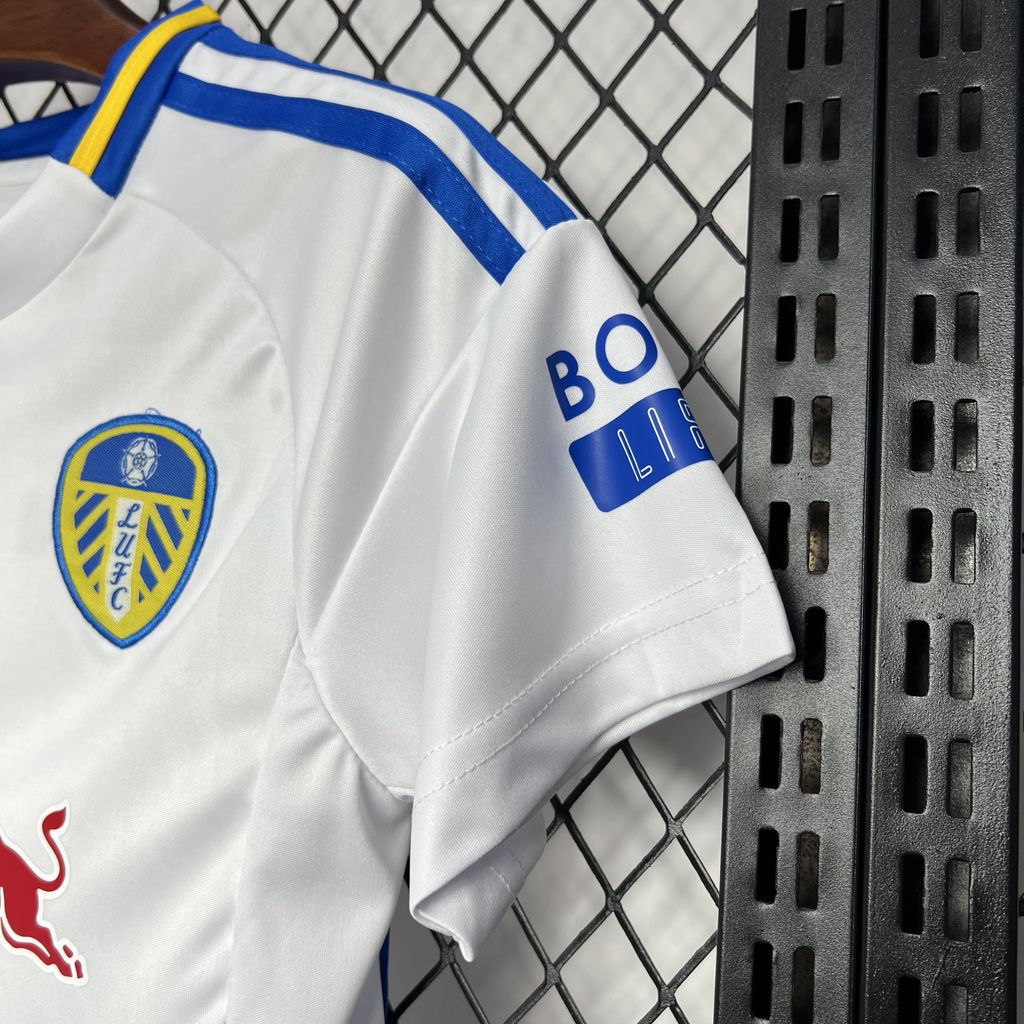 Camisa infantil do Leeds United FC 2024/25