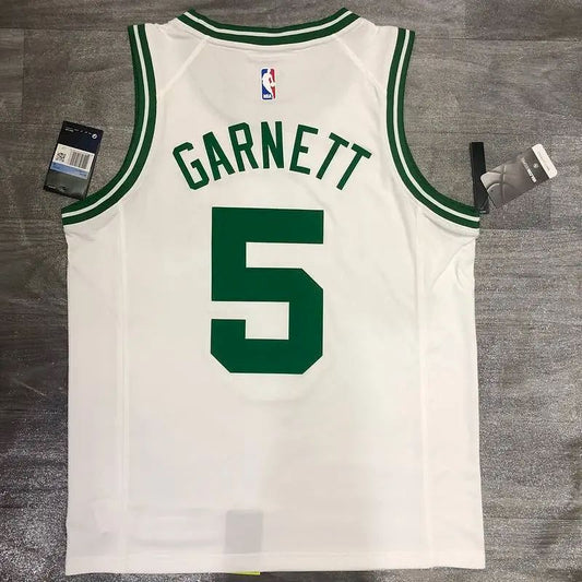Camisa Kevin Garnett Branca Masculina Versão Jogador - Edição Associação