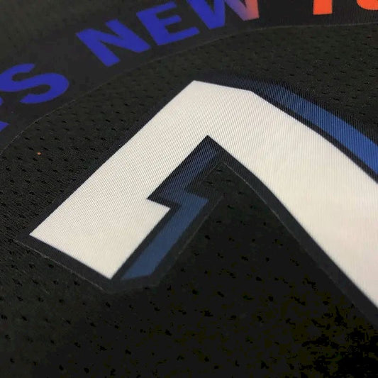 Camisa preta masculina Carmelo Anthony Swingman – Edição City