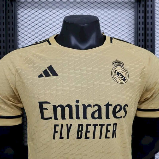 Maillot édition spéciale Real Madrid 2023/24 version joueur jaune