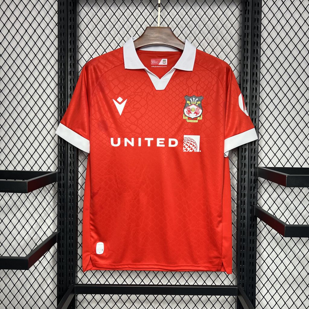 Camisa titular do Wrexham 2024/25