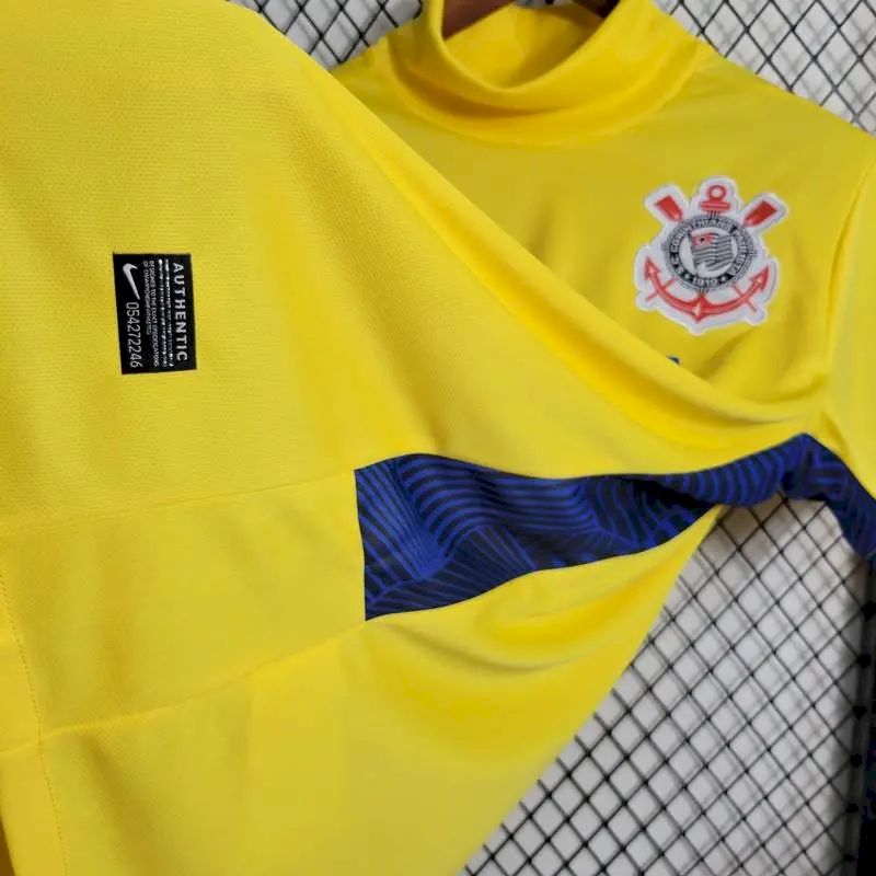Camisa retrô de goleiro do Corinthians 2014/15