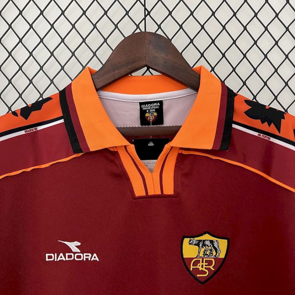 Camisa retrô da AS Roma 1998/99
