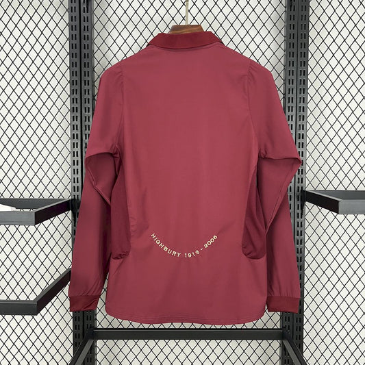 Camisa retrô de manga comprida do Arsenal 2005/06