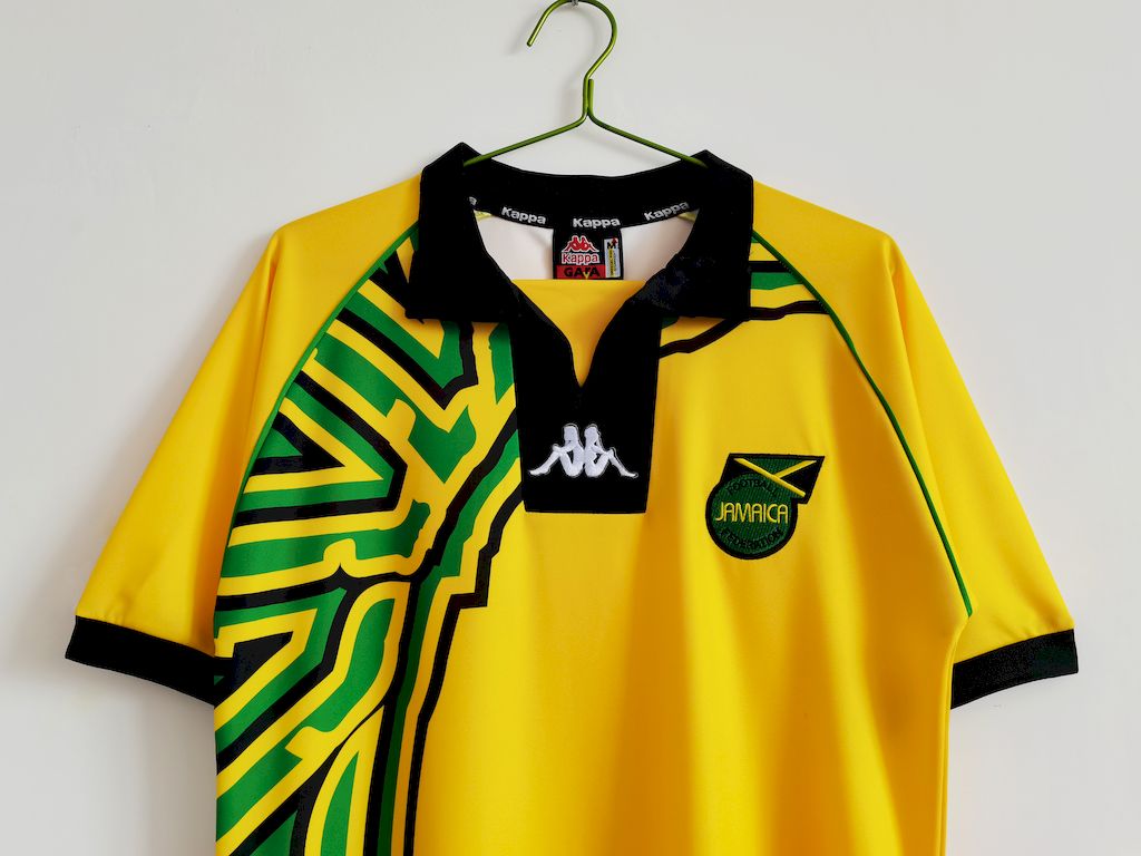 Camisa retrô da Jamaica 1998 Home