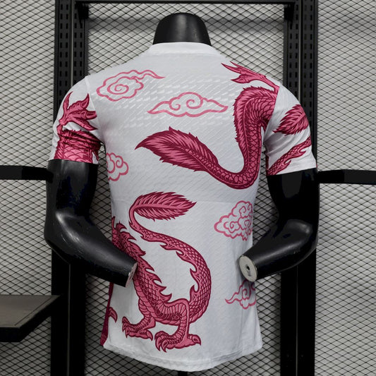 Men's Japan 2025/26 Pink Dragon Edition Jersey Player Version