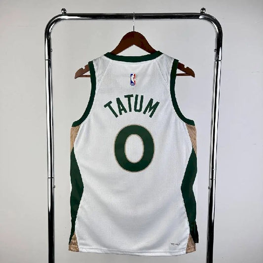 Camisa Jayson Tatum Branca Masculina 2024 – Edição Cidade