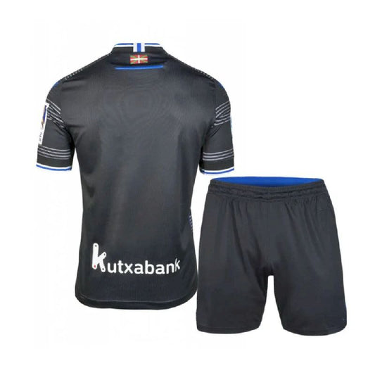 Kit reserva infantil da Real Sociedad 2022/23