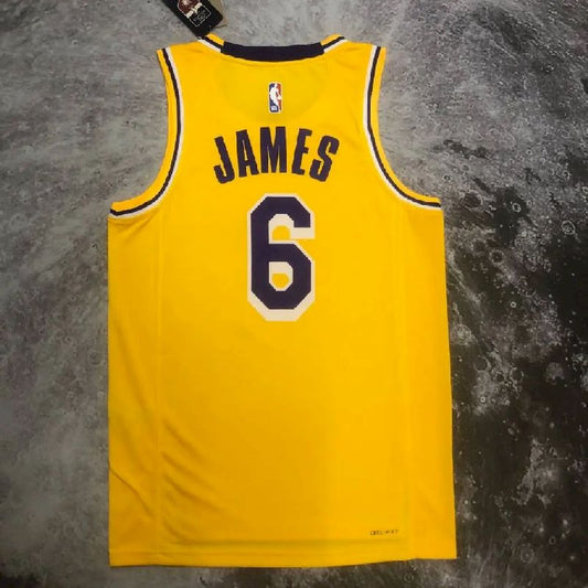 Camisa amarela masculina do time LeBron James