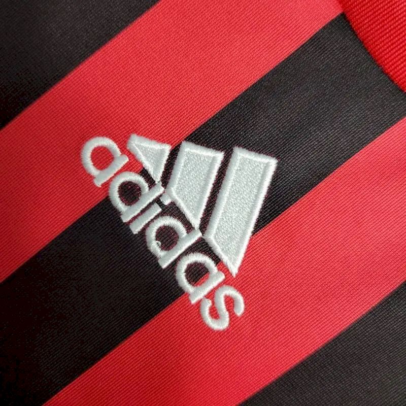 Camisa retrô de mangas compridas do AC Milan 2007/08 Home