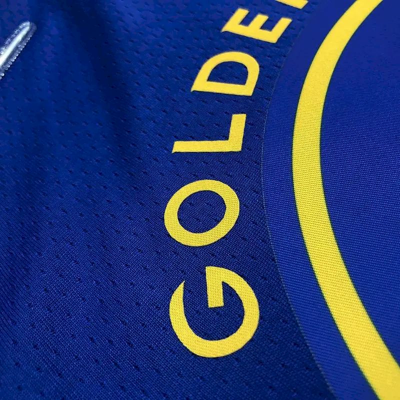 Camisa azul masculina Stephen Curry Team – Edição de 75º aniversário