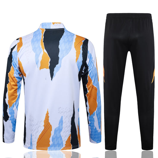 Suéter e calça infantil com zíper médio Real Madrid 2024/25 815