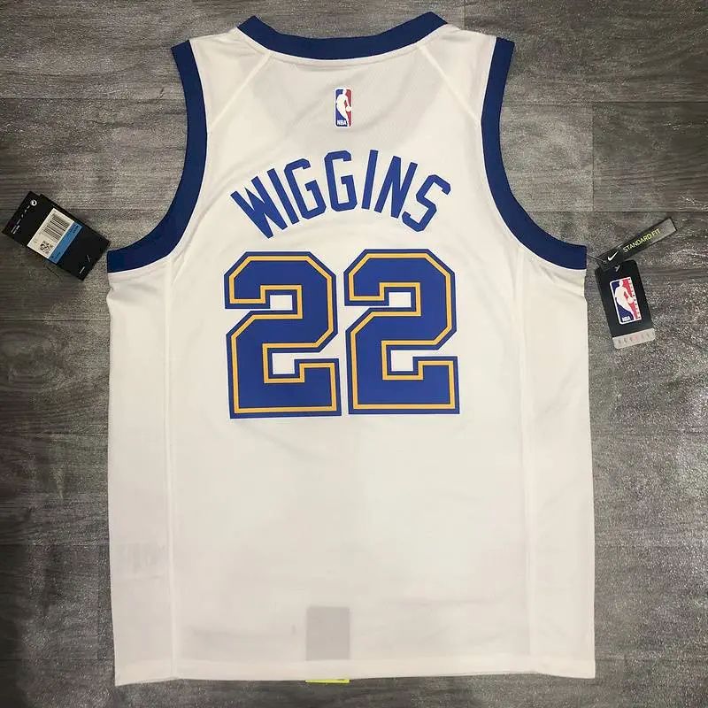 Andrew Wiggins Men’s White Player Version Jersey – Classic Edition