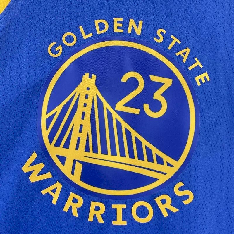 Camisa masculina Draymond verde e azul do time reserva