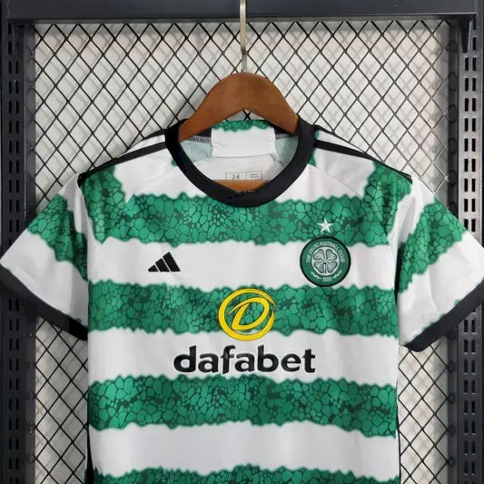 Camisa infantil do Celtic 2023/24