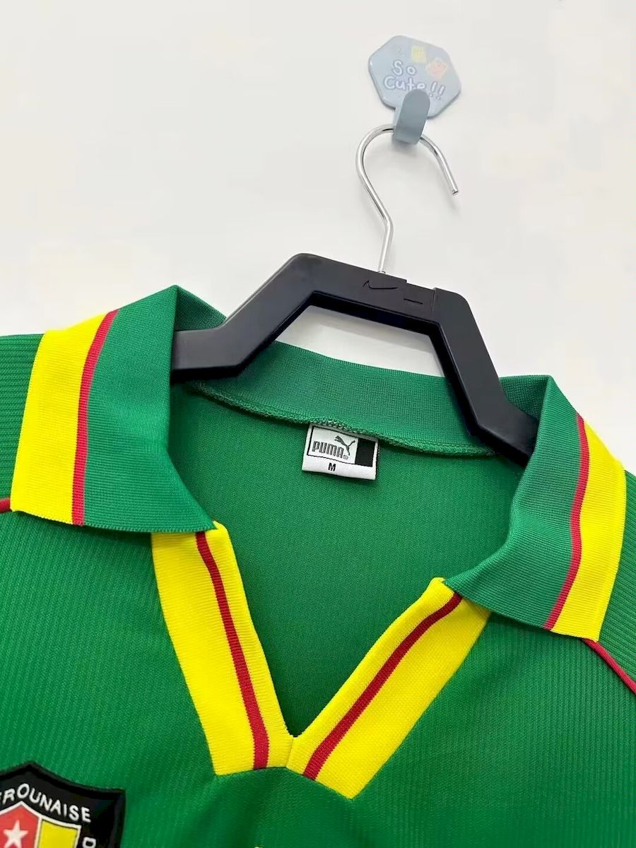 Camisa retrô Camarões 1998 Home