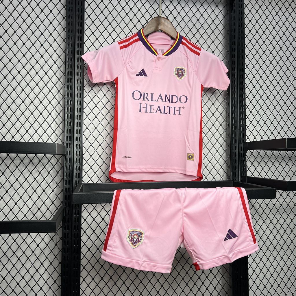 Orlando City 2024/25 Away Kids Kit