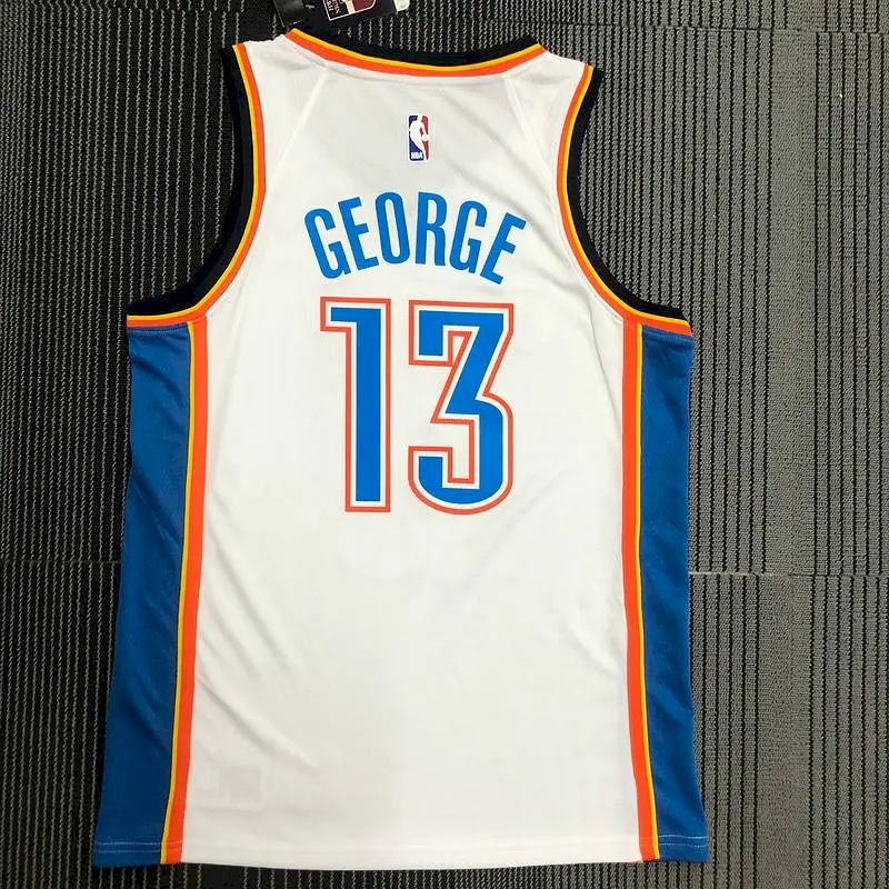 Camisa Paul George Swingman Masculina Branca – Edição Associação