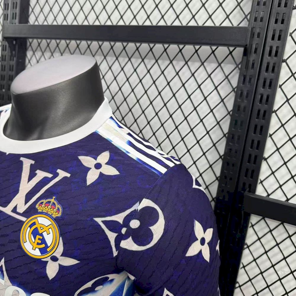 Real Madrid 2025/26 Purple Louis Vuitton Jersey Player Version