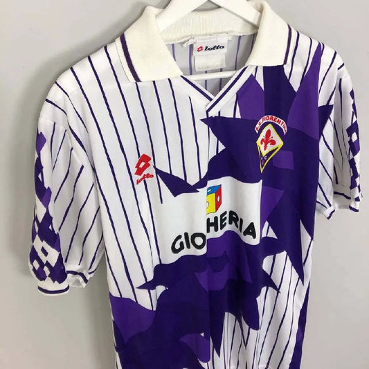 Camisa retrô reserva da Fiorentina 1991-92