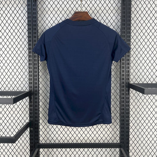 Women's Flamengo 2025/26 Pre-Match Wear Dark Blue Jersey