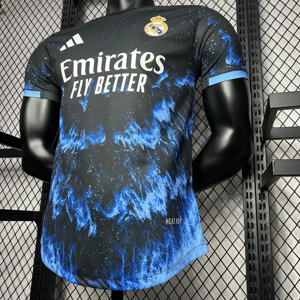 Real Madrid 2024/25 Ocean Blue Jersey Player Version