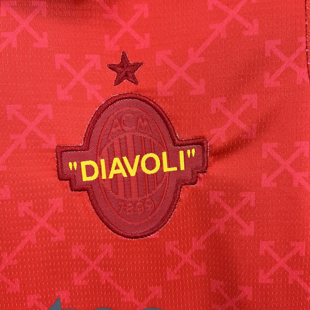 Ac Milan 2025/26 Co Branded Red Edition Kids Kit