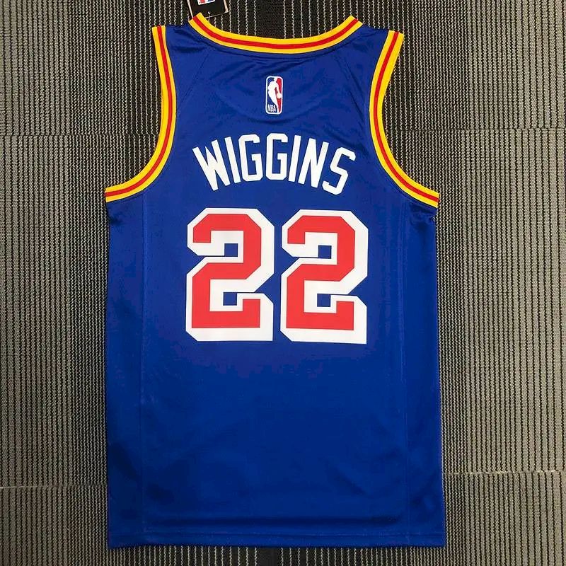 Men’s Andrew Wiggins Blue Team Jersey – 75th Anniversary Classics Edition