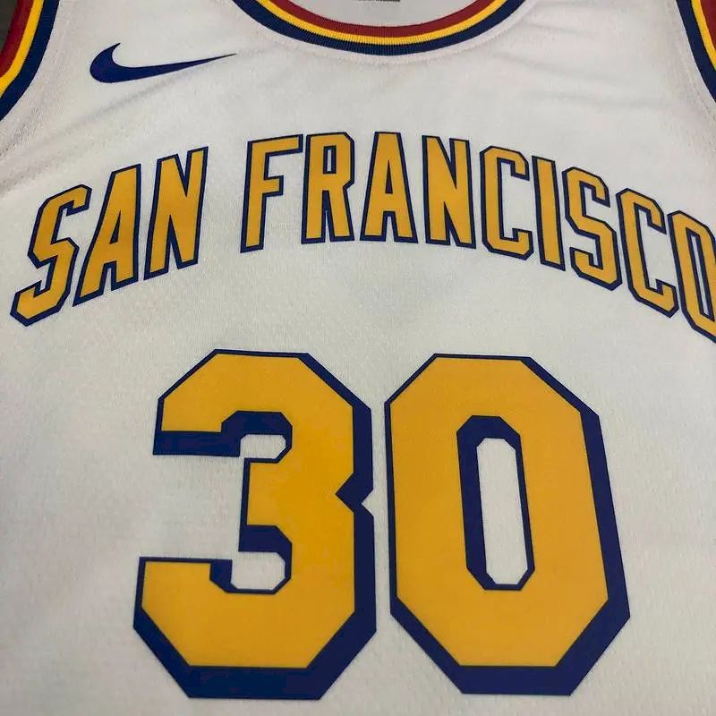 Camisa Stephen Curry Masculina Branca Versão Jogador – Edição Clássica San Francisco