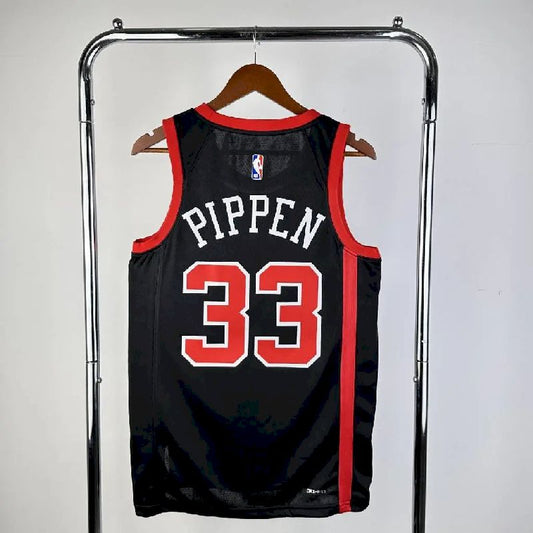 Camisa preta masculina Scottie Pippen 2024 – Edição City