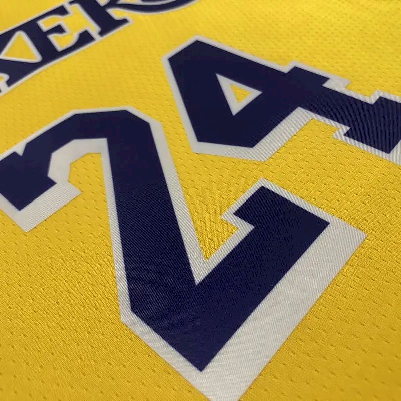 Men’s Kobe Bryant Yellow Team Jersey – 75th Anniversary Edition