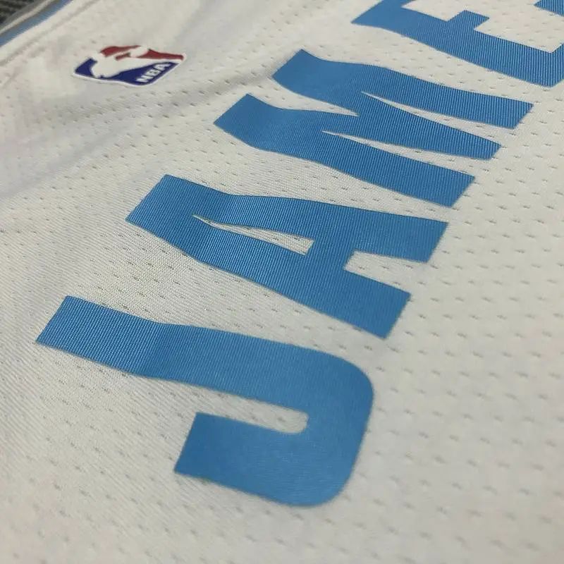 Men’s LeBron James White Player Version Jersey – City Edition