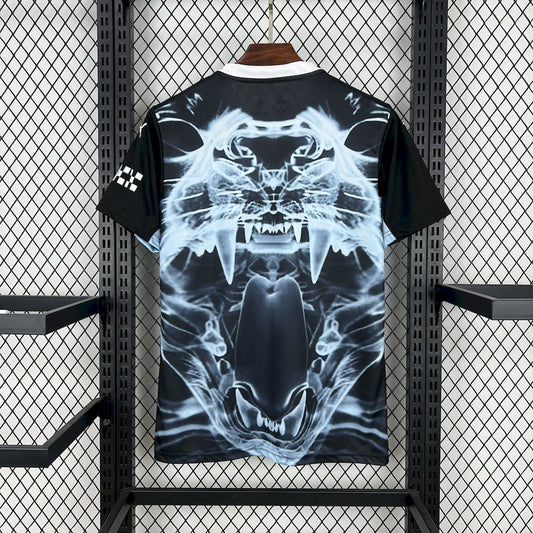 Men's Manchester City 2025/26 Black and blue concept version Jersey