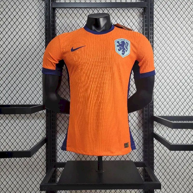 Netherlands 2024/25 Euro Home Jersey Player Version