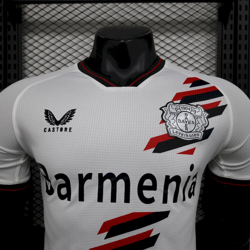 Bayer Leverkusen 2024/25 Away Jersey Castore Player Version
