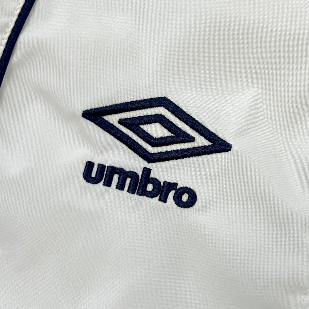 Jaqueta branca Umbro Track da Inglaterra 1998-99